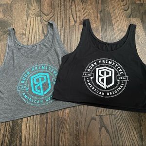 Born Primitive original crop flowy top, 2 for price of 1